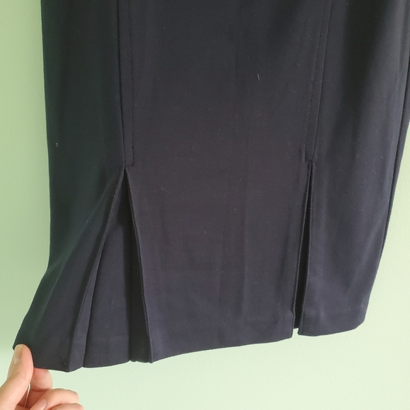 The Limited Navy Style Pencil Skirt w/ Button Embellishments - Size 2 - Picture 2 of 10